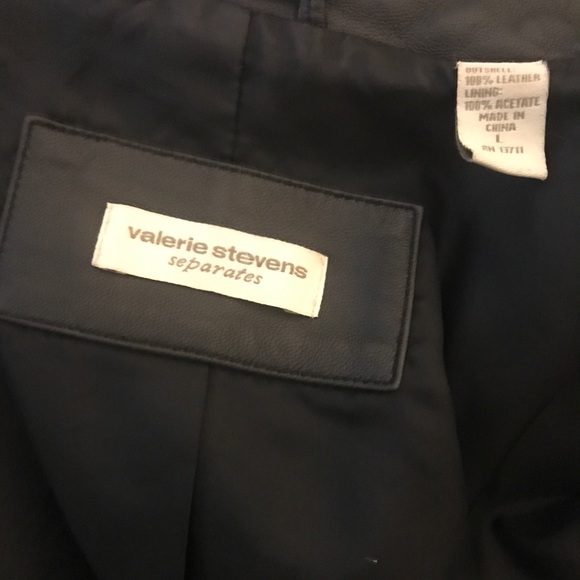 Genuine Real Leather Blazer - Picture 6 of 7